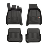 Covorase auto tip tavita Audi A6 C6, an fabricatie 03.2004 - 2006, caroserie sedan inainte de facelift, distanța dintre prinderile din spate: 37.5 cm | 3D407633