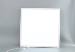 Panou LED, Patrat 60 x 60 x 2 cm, Lumina Rece 6000K, Aluminiu, 50W, Alb