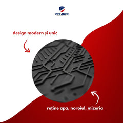 Covorase cauciuc fata Volkswagen Golf 4, an fabricatie 1998 - 2003, caroserie hatchback (2buc) | ND0012