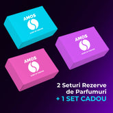 PACHET 2 SETURI REZERVE DE PARFUMURI + 1 SET PARFUM CADOU
