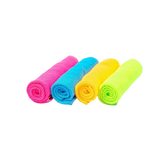 Set 4 Lavete din Microfibra 30x30 cm – Multicolor (roz, albastru, galben, verde)