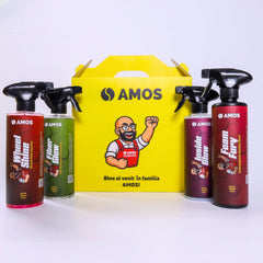 AMOS FIBERGLOW – SOFT BRILLIANCE UNLEASHED DETERGENT PROSOP MICROFIBRĂ 500 ML