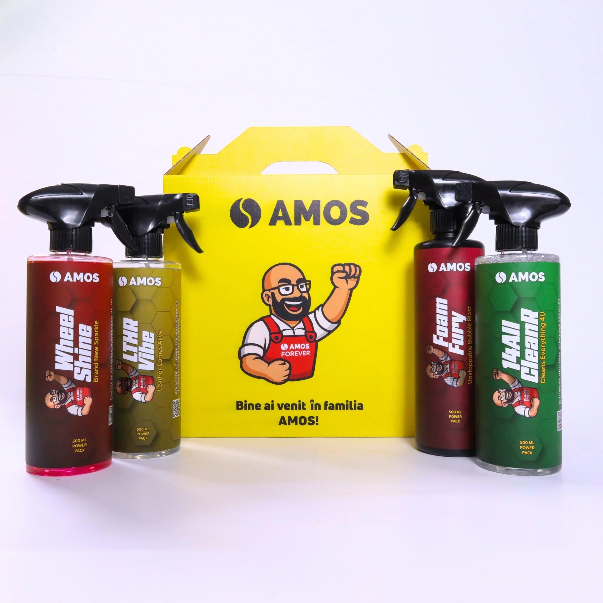 AMOS LTHR VIBE - ÎNGRIJIRE PREMIUM PENTRU SUPRAFEȚE DIN PIELE AUTO 500ML