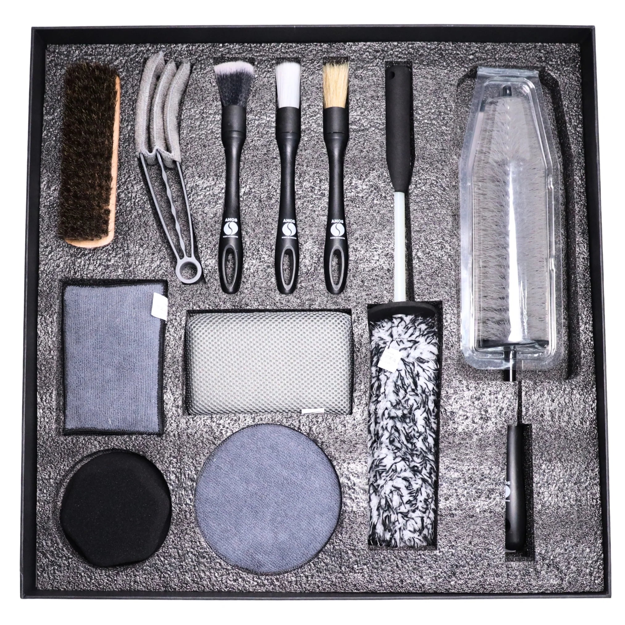 AMOS CAR CARE: SET COMPLET ACCESORII DETAILING