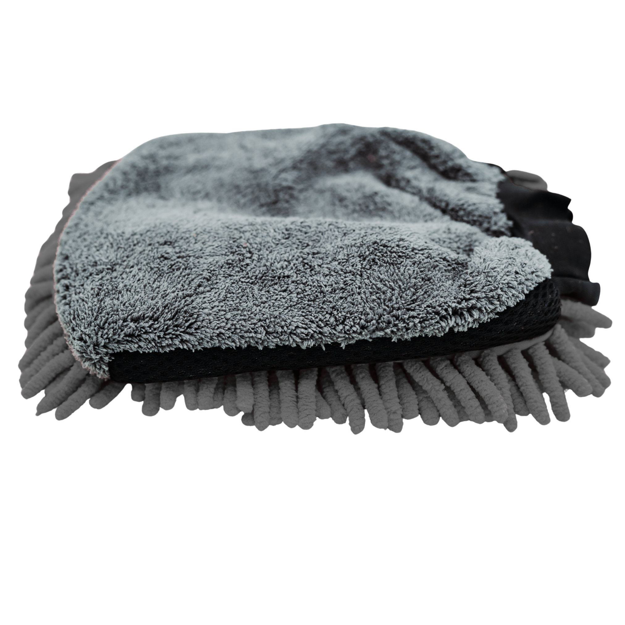 Super Dry: 2 Prosoape Ultra absorbante 1000GSM gri + 2 Mănuși CADOU + detergent Fiber Glow
