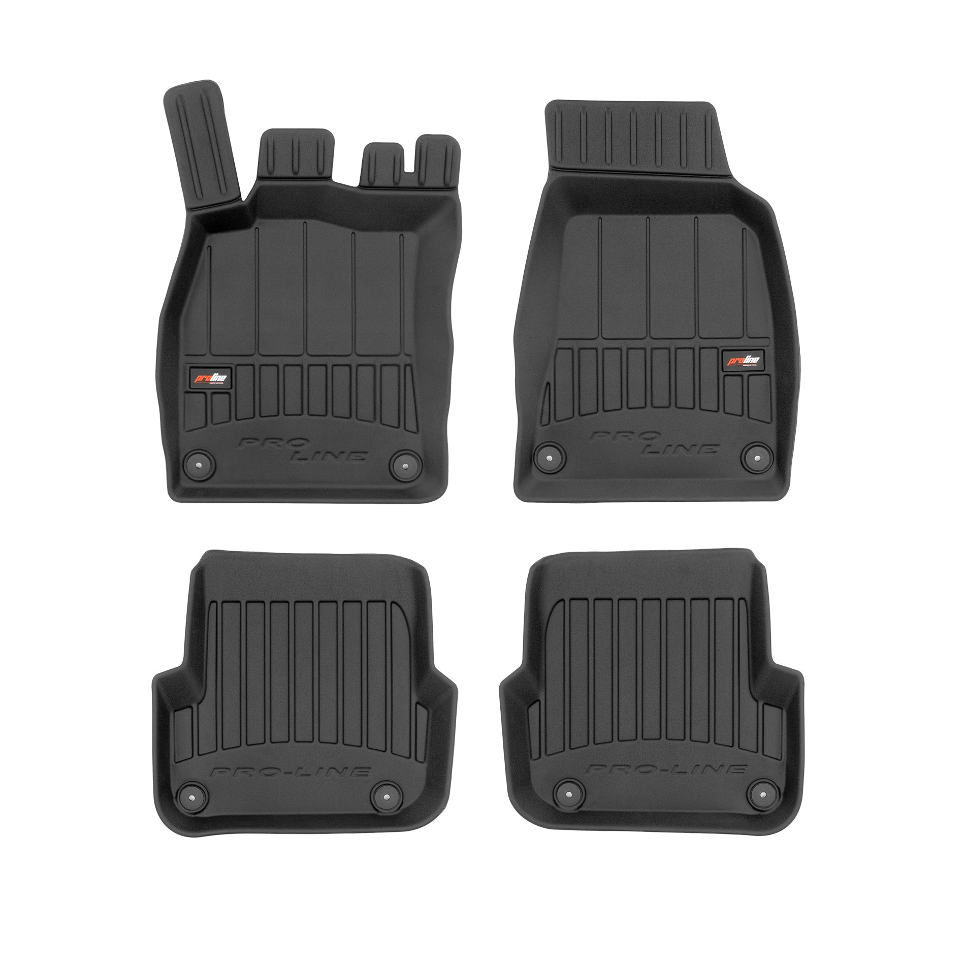 Covorase auto tip tavita Audi A6 C6, an fabricatie 03.2006 - 2011, caroserie combi dupa facelift, distanța dintre prinderile din spate: 34.5 cm | 3D408852