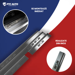 Protectie praguri usi inox Toyota C-HR PHEV, an fabricatie 10.2023 - prezent, caroserie suv | 08-0714