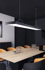 Panou LED, Model 8205BK, Lumina Rece, 6000K, 72W, Negru
