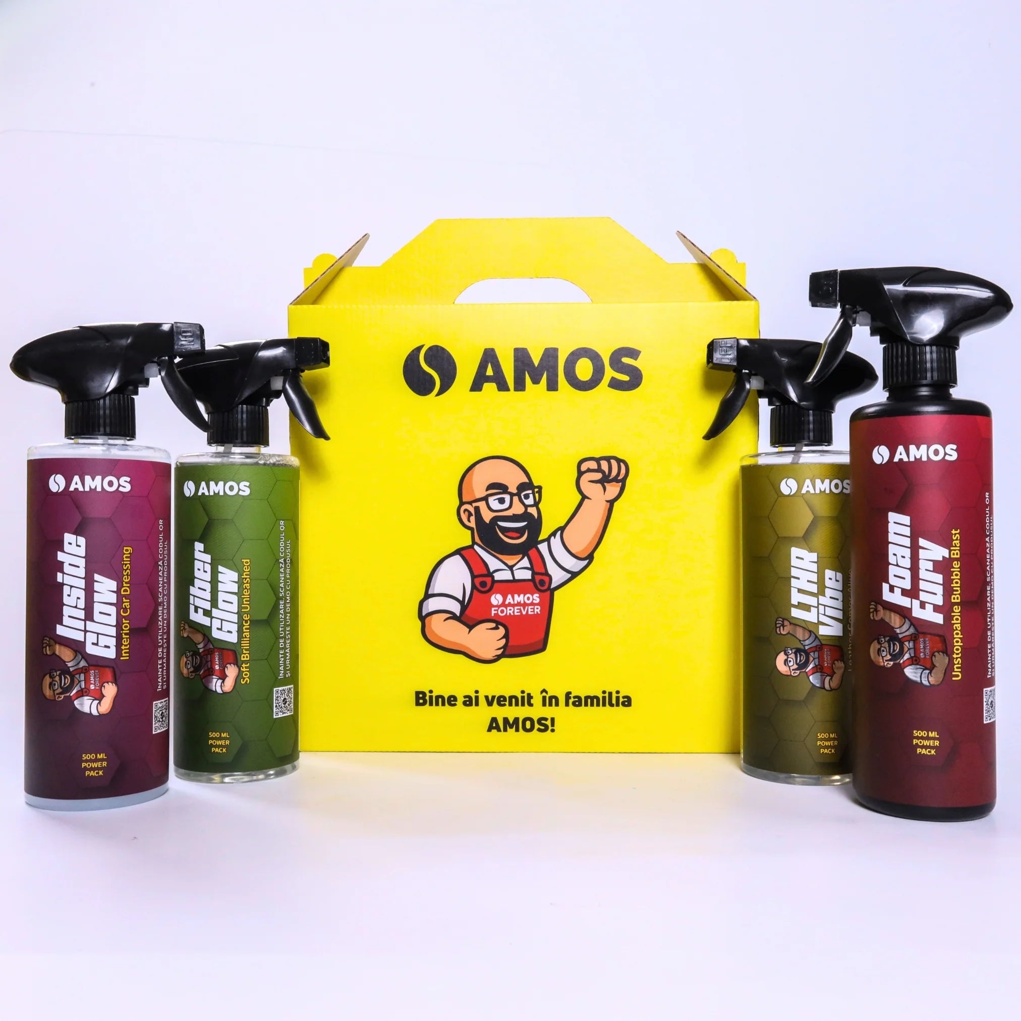 AMOS INSIDE GLOW – protectie si ingrijire pentru interiorul masinii 500ml