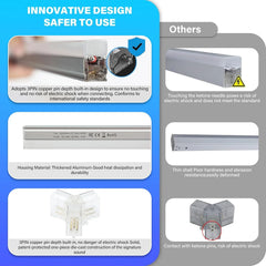 Lumini garaj HoneyComb LED, Forma Stea, Lumina Rece, 6500K, 126W