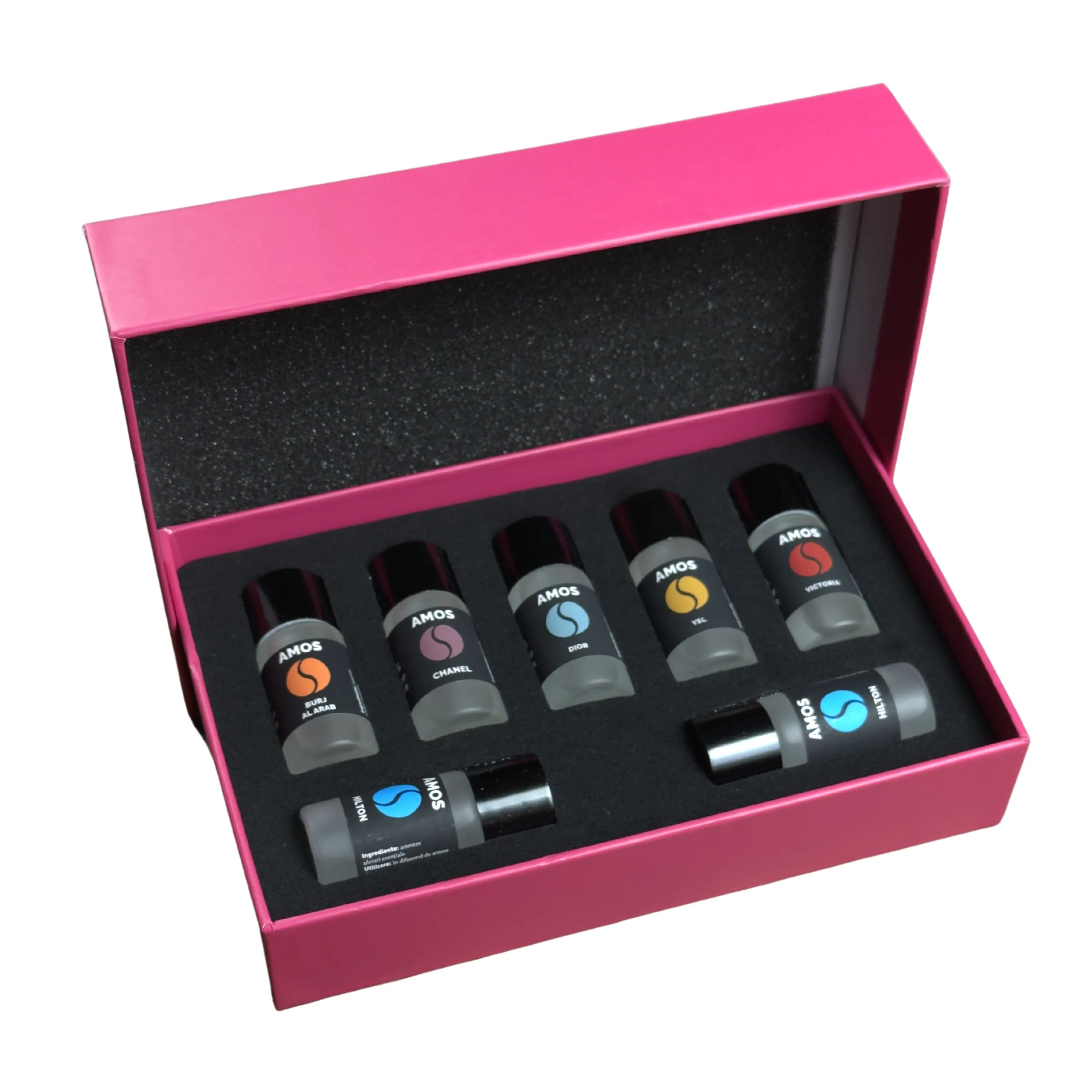 AMOS MINI PINK - SET 7 PARFUMURI DE REZERVĂ