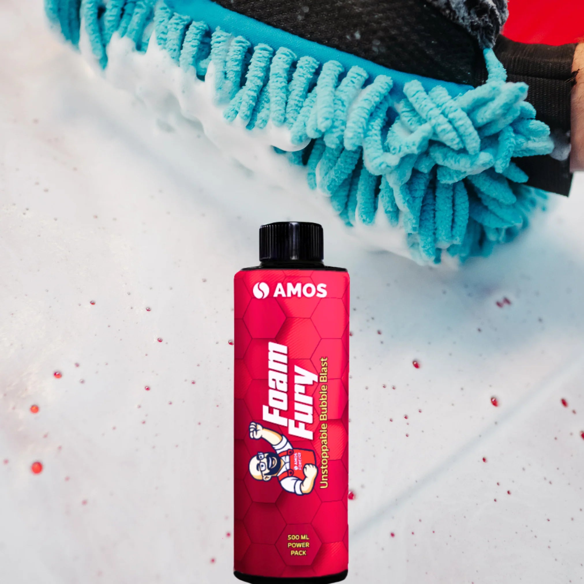 AMOS FOAM FURY - PRE-CURĂȚĂTOR CONCENTRAT PENTRU DETAILING AUTO 500 ML