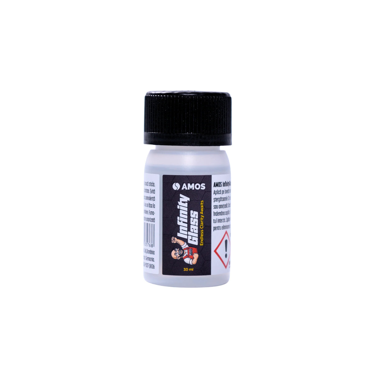 AMOS INFINITY GLASS – TRATAMENT HIDROFOB STICLĂ 30 ML