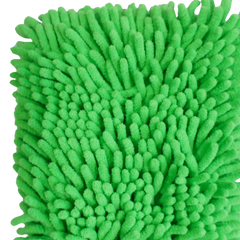 Mănușă Spălare Auto Chenille – Verde (izolată pe interior)